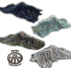 Rifle Sniper Veil Camouflage Netting Mesh Gun Wrap Material – 2pc Camo Patterns