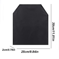 2Pcs 10×12″ Tactical Body Armor Plates Bullet Proof Light Weight Level 3A Curved