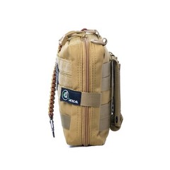 Large Tactical Molle Admin Pouch with Morale Patch and Paracord Tether Super HD