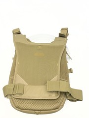 West Slope Brown Nylon Chest Rig Adjustable Lightweight with Phone Window New