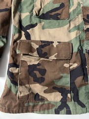 Military Jacket BDU Adult M Short Woodland Camouflage Combat Armed Forces