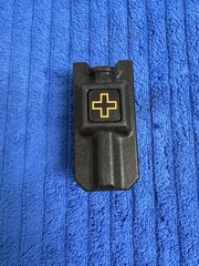 Eleven 10 Black Kydex Tourniquet holder with Blade-Tech Tek-Lok