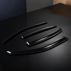 Set of 4 Tape-On Window Rain Guards Compatible with 2000-2005 Impala W-Body S…