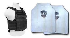 Body Armor | Bullet Proof Plates | ArmorCore | Level IIIA 3A 10×12 Carrier BLK