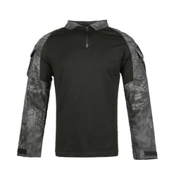 Tactical Combat Shirt Men Army Military Camo Long Sleeve Airsoft Hunting
