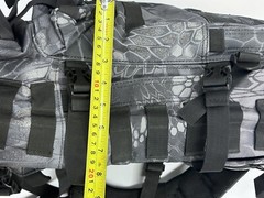 35L Camo Tactical Backpack Hiking Go Bag Removable Flag Patch
