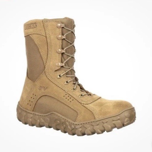 Rocky S2V Steel Toe Tactical Boots Tan Men’s US 11 Wide RKC053