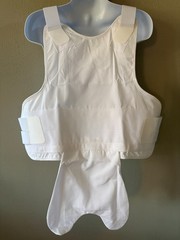 SECOND CHANCE Male Concealable Armor Carrier Spa2 XLT 2519-2516 White Poly/Cottn