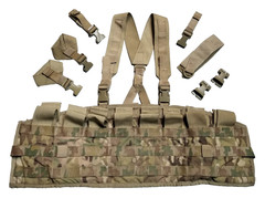 Complete US Army OCP Multicam MOLLE Tactical Assault Panel TAP Chest Rig Vest