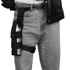 Tactical MK9 Thigh Holster Adjustable Drop Leg for Water Bottle Pepper Sprayer