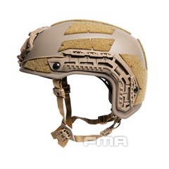 FMA Airsoft Caiman Helmet w/ NVG Shroud Rail Hunting Military Airsoft L/XL Gear