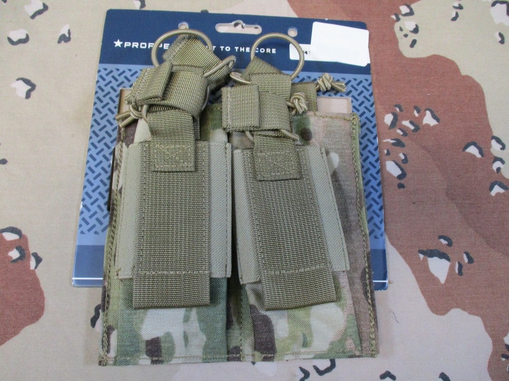 Propper M4 Double Magazine Pouch Shingle Multicam MOLLE Tactical Gear New