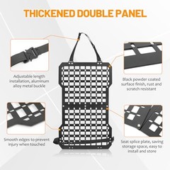 Tactical Truck Organizer with MOLLE Panel and 3 Molle Panel&3 Storage Bag