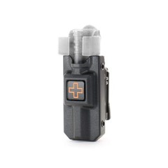 Professional Healthcare Tourniquet Holder Black Textured PVC Belt Attachment