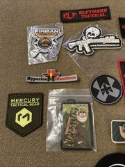 Lot Of 11 Shot Show Las Vegas 2022-2025 Patches Swag – Meta, Mercury ++ (#38)