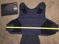 XXL Stab body armor ballistic vest Stab panel front and rear NOS