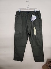 5.11 Tactical Series Mens Work Pants/Green/Polyester,Cotton BLEND/Cargo 38″X34″