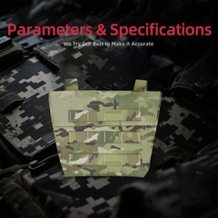Tactical Gear Trapezoidal Shape Tactical Groin Protector Pouch Shell Only