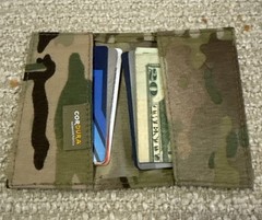 500d Cordura(R) Mini Wallet Multicam Print, Black or Coyote With Free Shipping