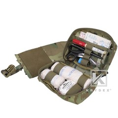 KRYDEX Rip Away IFAK Pouch Medic EMT First Aid Trauma Pack BELT / MOLLE Mounted