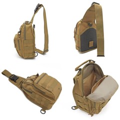 Outdoor Tactical Sling Bag Military MOLLE Crossbody Pack Chest Shoulder Backpack