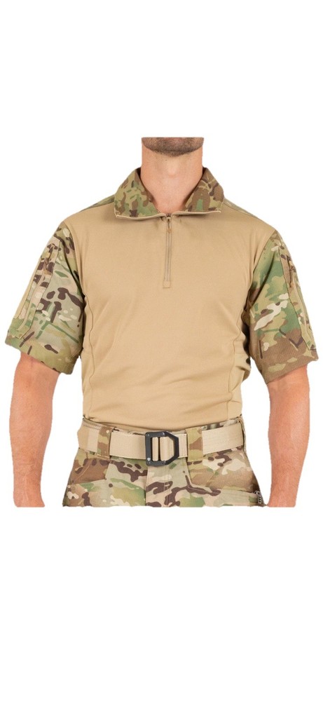 First Tactical Defender Camo 1/4 Zip Cordura Combat Long Sleeve Shirt Large Tall