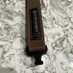 VEDDER Adjustable Tactical Belts Emergency/Rigger Belt Brown Solid Size 42″-45″