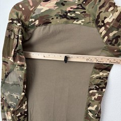 US Military Tactical Combat Shirt Men’s XL 1/4 Zip Camouflage Elbow Pads Uniform