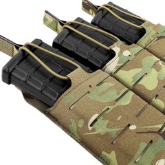 KRYDEX Tactical KTAR Front Flap 5.56 Triple Mag Magazine Pouch Placard Holder