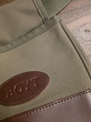 BOYT Green Canvas/ Leather Hunting Shotgun Skeet Shooting Shell Ammo Pouch Bag