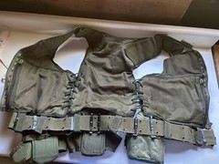 Galls Tactical Vest with Belt, Canteen, and Other Accessories, Great Condition
