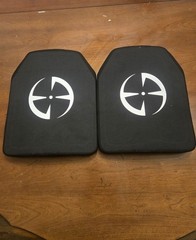 LA Police Gear level 3 ceramic plates 10×12 (x2)