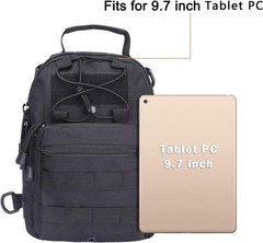 Durable Water-Resistant Tactical Bag for Hiking and Every Day Carry Essentials