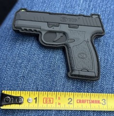 NRA Convention 2026 Houston FN 309 Black Hook And Loop Patch