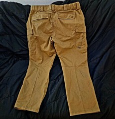 5.11 Tactical Men’s Brown Pants 36/30 Regular Fit Polyester Cotton Blend Durable