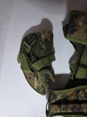 Digital Camo Tactical Combat Vest One Size Adjustable W/GUN & KNIFE Holster/Belt
