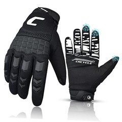 Dirt Bike & Motorbike Gloves for Men – Mountain Bike, Motocross & Medium Black