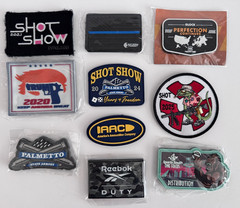 Lot of 10 Shot Show Morale Tactical Patches Reebok Glock Action Target Palmetto