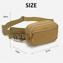 Tactical Pistol Waist Bag Holster Concealed Carry Gun Pouch Case Magazine Pouch