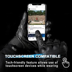 Tactical Shooting Gloves Touch Screen Full Finger Combat Protection Work Gloves