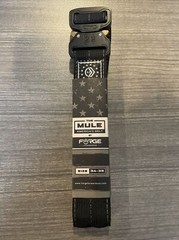 FORGE FORWARD, MULE, Money Belt. Size Medium, 34-38”. Black
