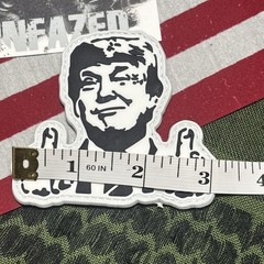 PvC 3D You’re Fired White H&L Patch 3.5×3” Tac Gear, Gym Bags Loop Panels
