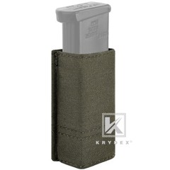 KRYDEX Tactical Double Stack Pistol Single Mag Pouch Belt / MOLLE Mounted Green