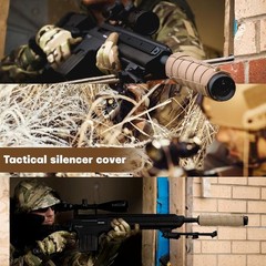Tactical Sniper Suppressor Protector Cover Military Shooting Hunting Silencers