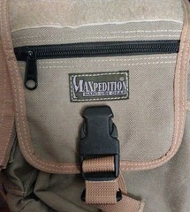 MAXIPEDITION HARD-USE GEAR Tactical Shoulder Sling Military Carry Bag Khaki Tan