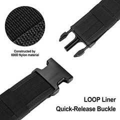 Adjustable Tactical Nylon Belt – Durable 2” Utility Gear for Outdoor Adventures