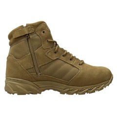 SMITH & WESSON FOOTWEAR Men’s Breach 2.0 6in Side-Zip Coyote Boot (810303)