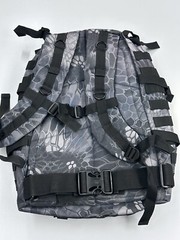 35L Camo Tactical Backpack Hiking Go Bag Removable Flag Patch