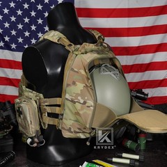 KRYDEX Tactical Zip-on Back Panel for Scarab Carrier Helmet Hydration Backpack