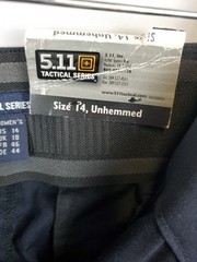 NWT 5.11 Tactical Womens 14 Unhemmed Stryke PDU A-Class Pant 64400 Midnight Blue
